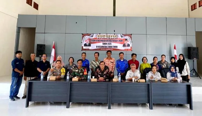 Perkuat Deteksi Dini, Pemkab Barito Utara Gelar Sosialisasi FKDM di Teweh Timur