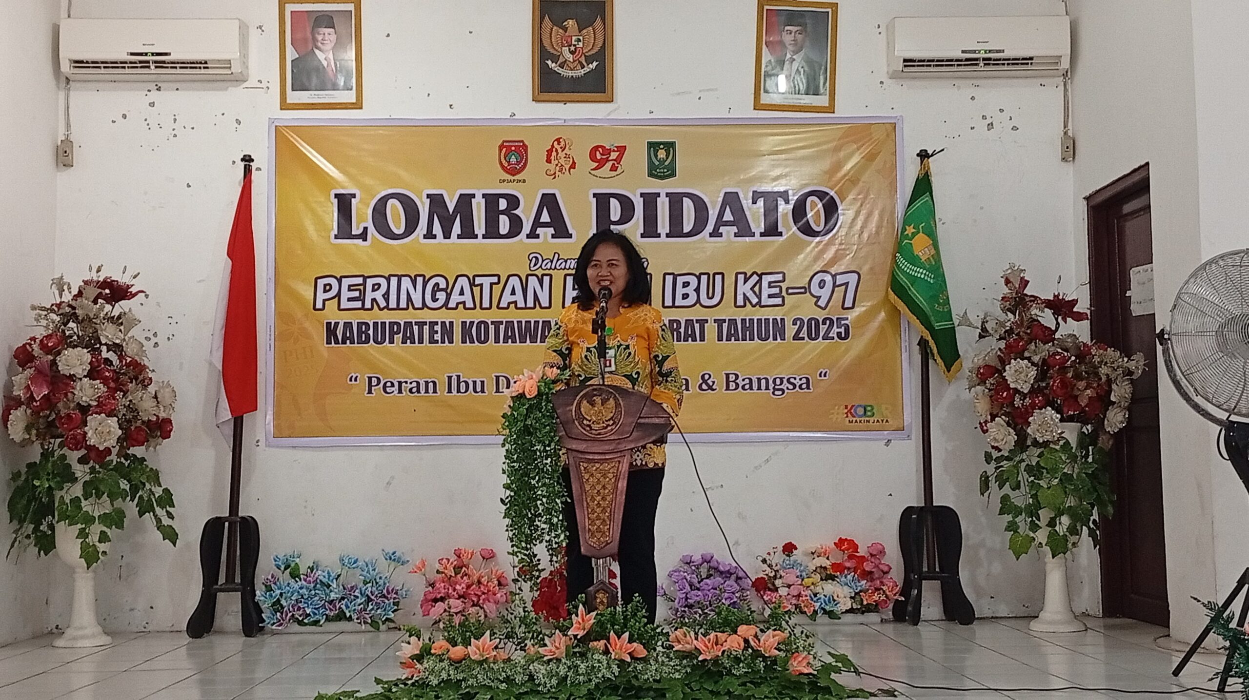 28 Peserta Adu Gagasan di Lomba Pidato Hari Ibu, GOW Kobar: Peran Ibu Tak Tergantikan!
