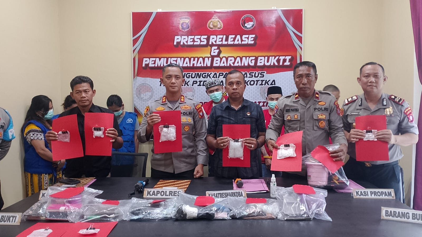359,97 Gram Sabu Disita, Polres Katingan Bongkar Jaringan Narkoba Desa