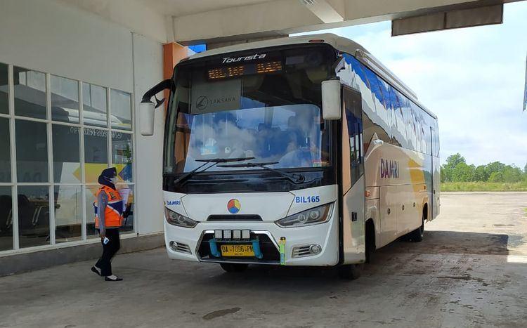 Pergerakan Penumpang Darat Nataru di Kalteng Capai 36.498 Orang