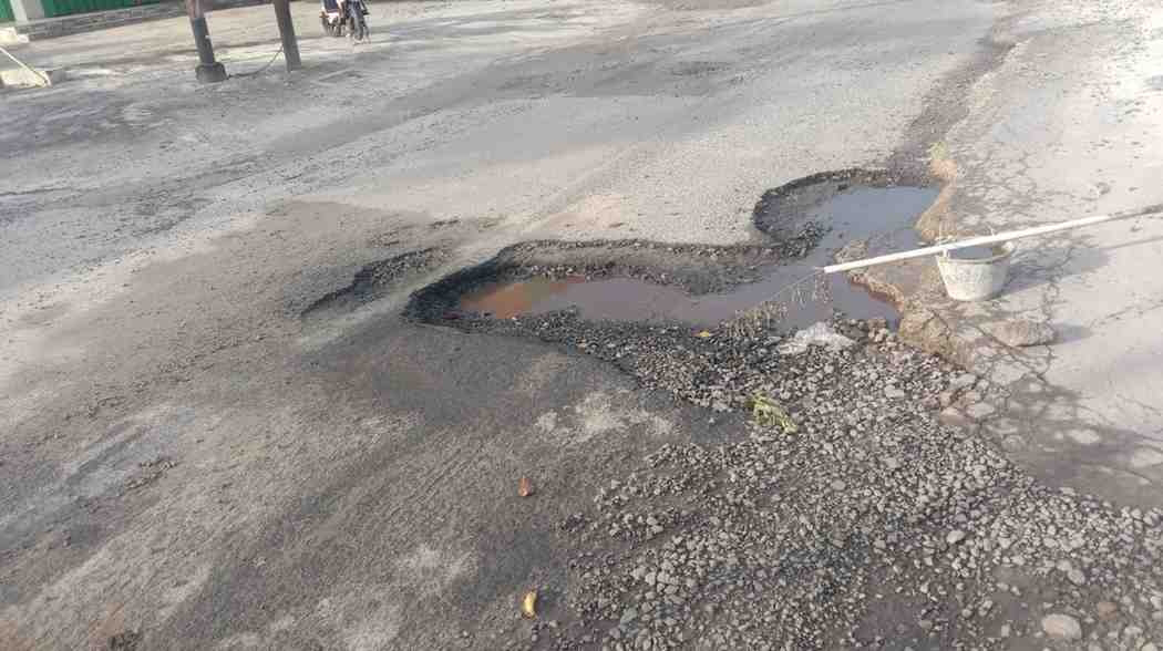 Jalan Wortel Rusak, Warga Desak Pemko Palangka Raya Bertindak