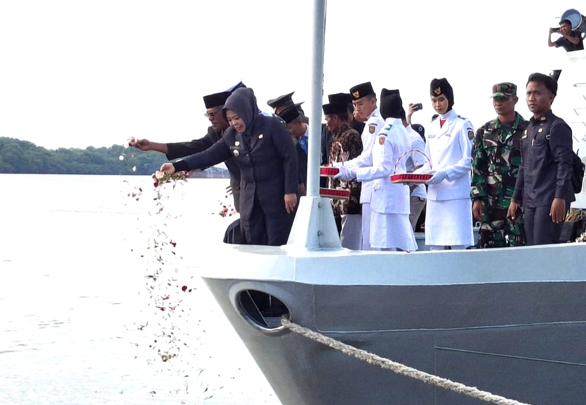 Tabur Bunga di Kumai, Bupati Kobar Kenang Heroisme Pertempuran 14 Januari 1946