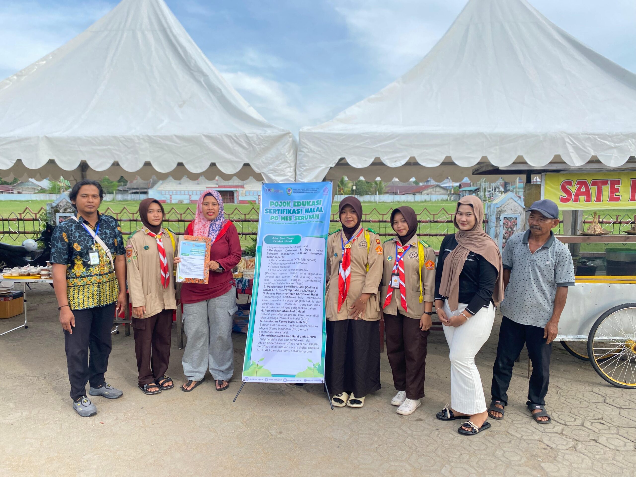 PD MES Seruyan Buka Pojok Edukasi Halal di Pasar Ramadan