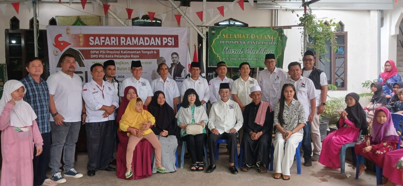 Safari Ramadan ke Ponpes dan Panti Asuhan, PSI Kalteng Konsolidasikan Kepedulian Sosial