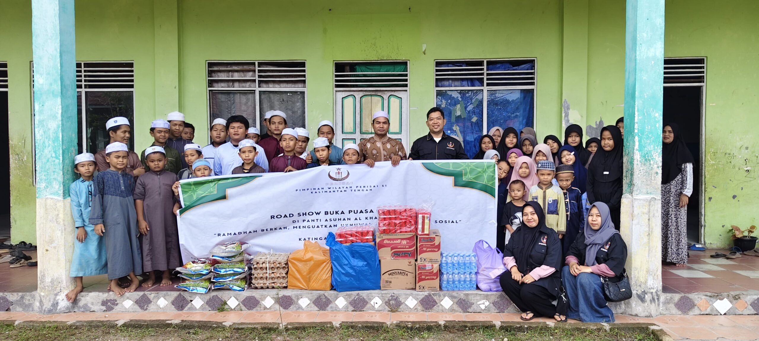 Awali Road Show Ramadan, Perisai SI Kalteng Berbagi dengan Anak Panti di Katingan
