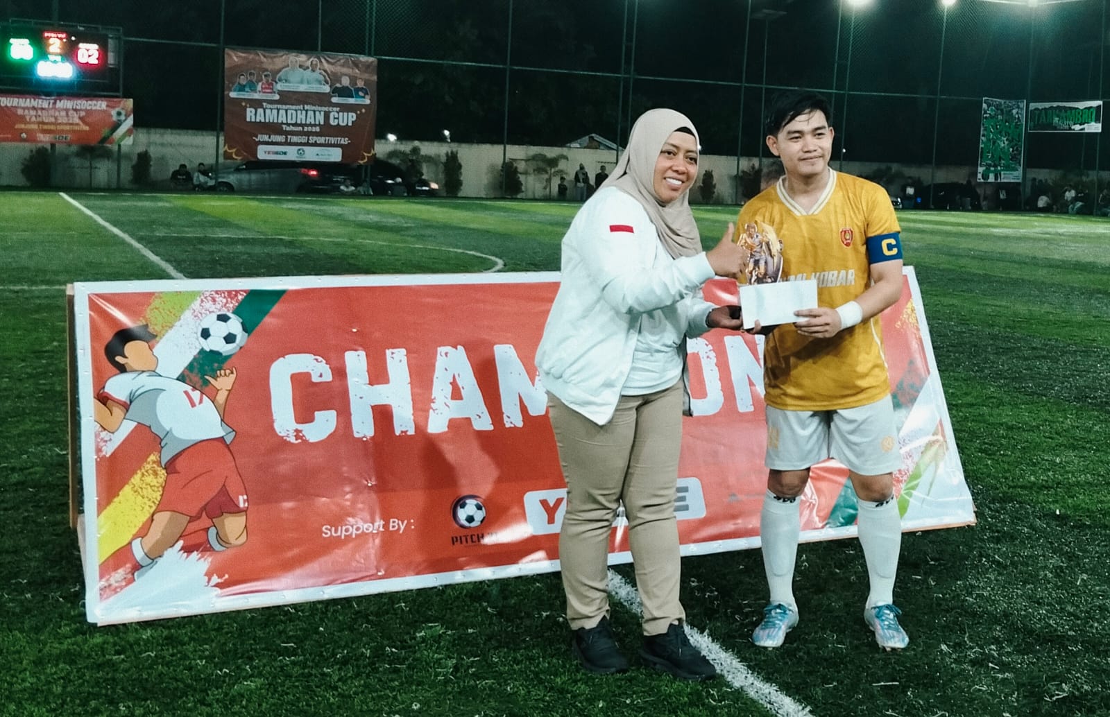 Waket II DPRD Kobar Apresiasi Turnamen Ramadan Cup, Jadi Ajang Pembinaan Atlet Muda