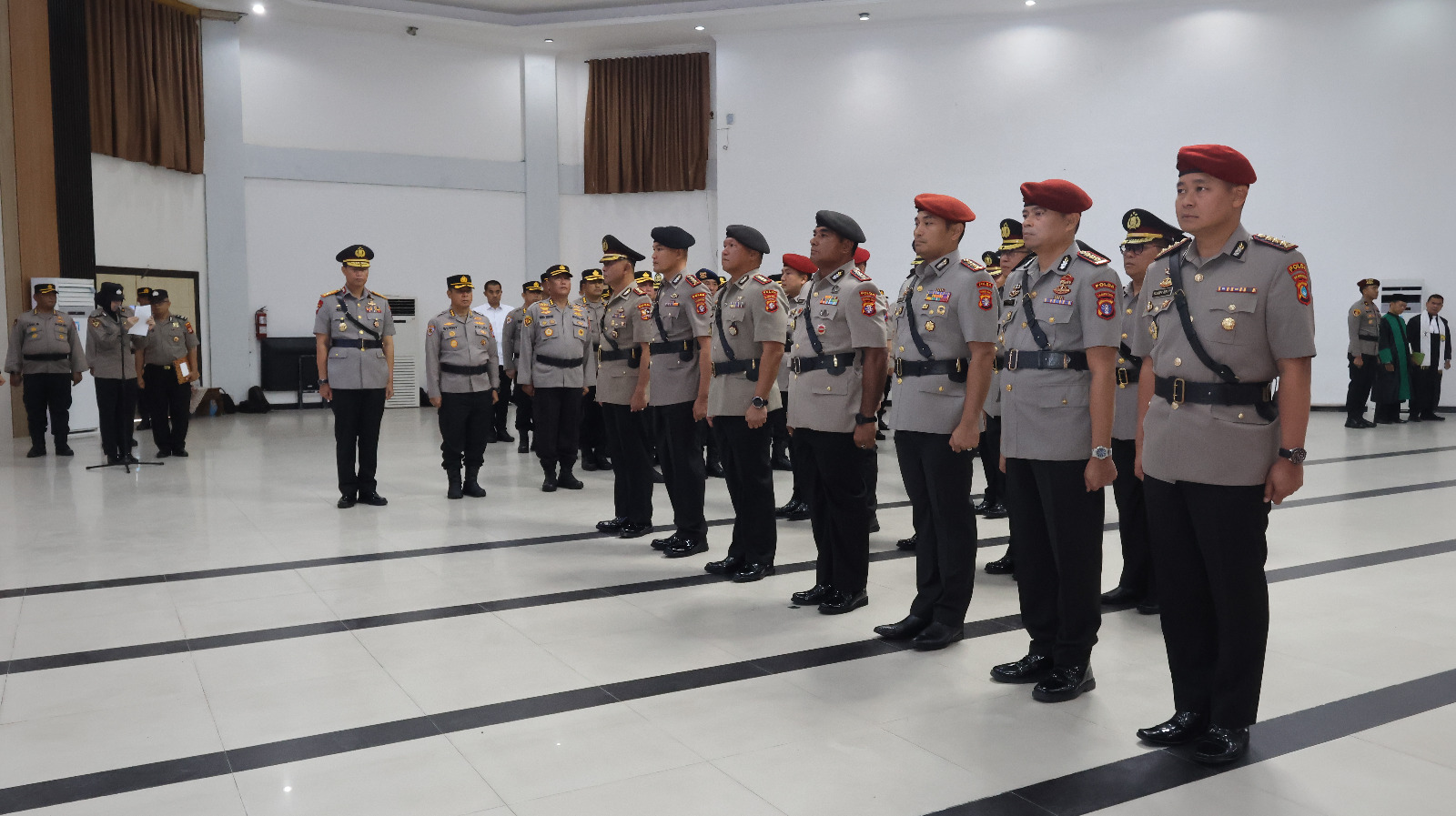 Rotasi Jabatan di Polda Kalteng, Tujuh PJU dan Dua Kapolres Berganti
