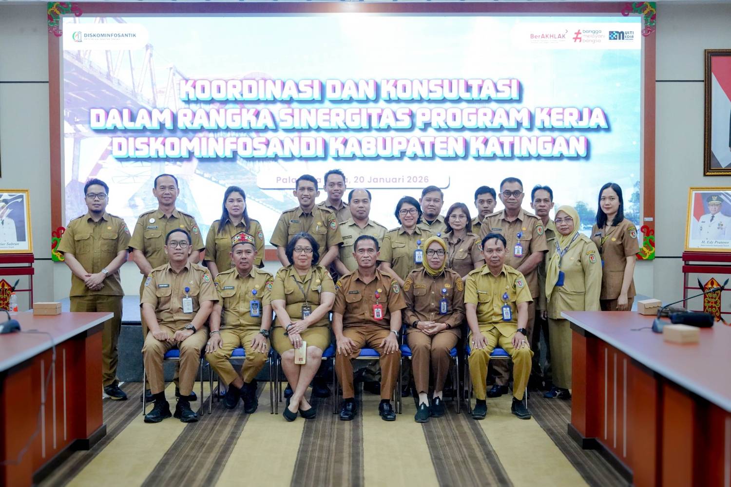 Diskominfo Kalteng dan Katingan Bahas Penguatan Informasi Publik