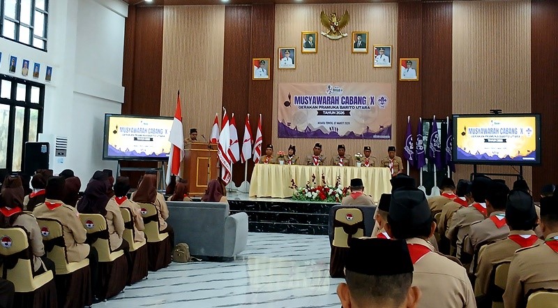Bupati dan Wakil Bupati Hadiri Muscab X Kwarcab Pramuka Barito Utara