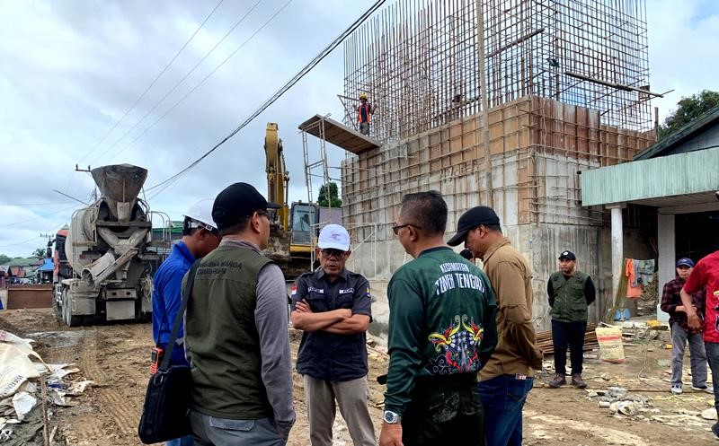 PUPR Barito Utara Pastikan Proyek Jembatan Lemo II Sesuai Rencana