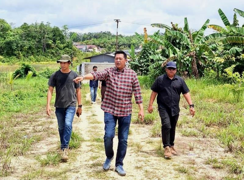 Felix Sonadie Y. Tingan Tinjau Lokasi Pembangunan Workshop BLK