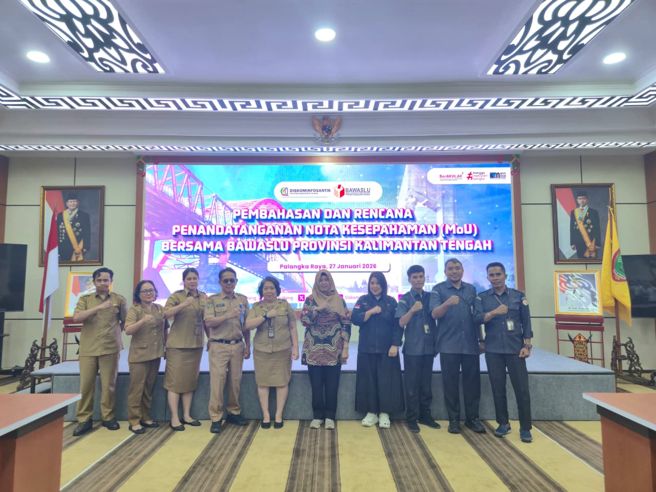 Diskominfo–Bawaslu Kalteng Siapkan MoU, Bidik Hoaks Pemilu