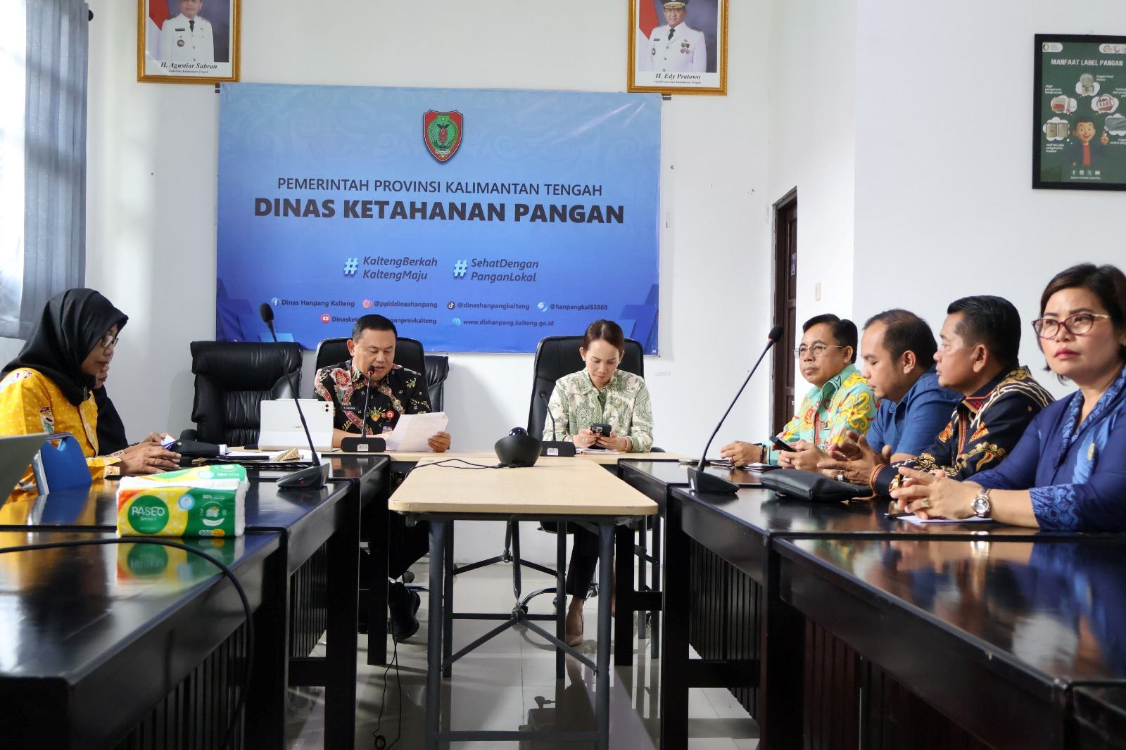 DPRD Gunung Mas Konsultasi Program MBG ke Dinas Ketahanan Pangan Kalteng