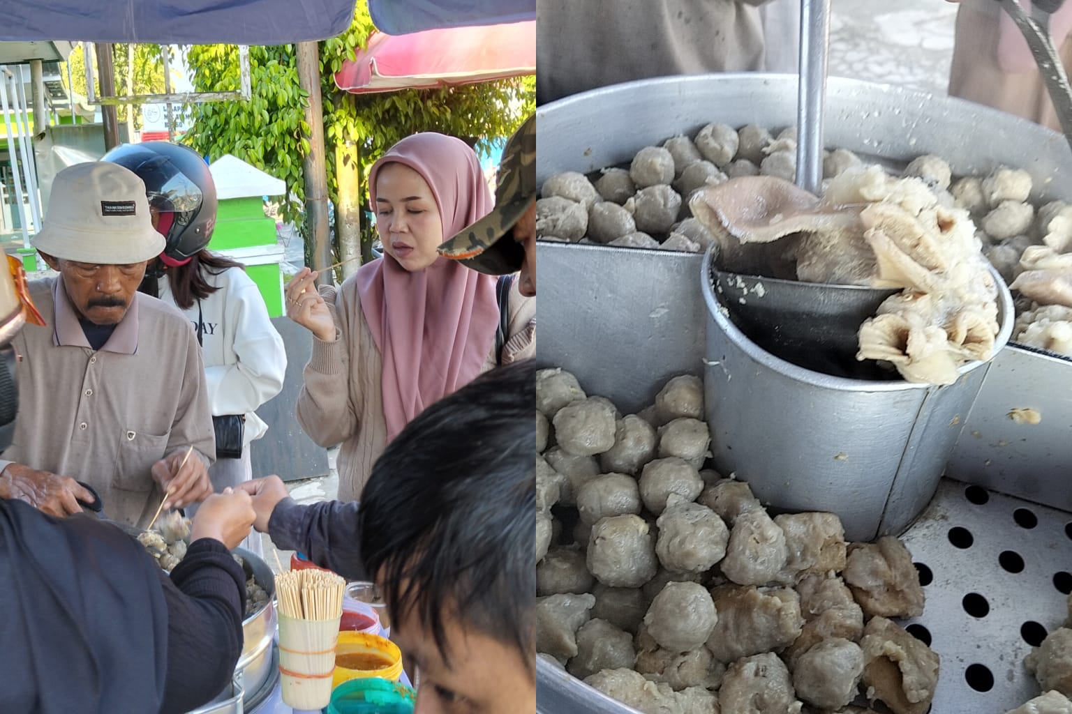 Dari Gerobak Sederhana, Pentol Sogut Pak Juki Diserbu Pembeli Tiap Hari