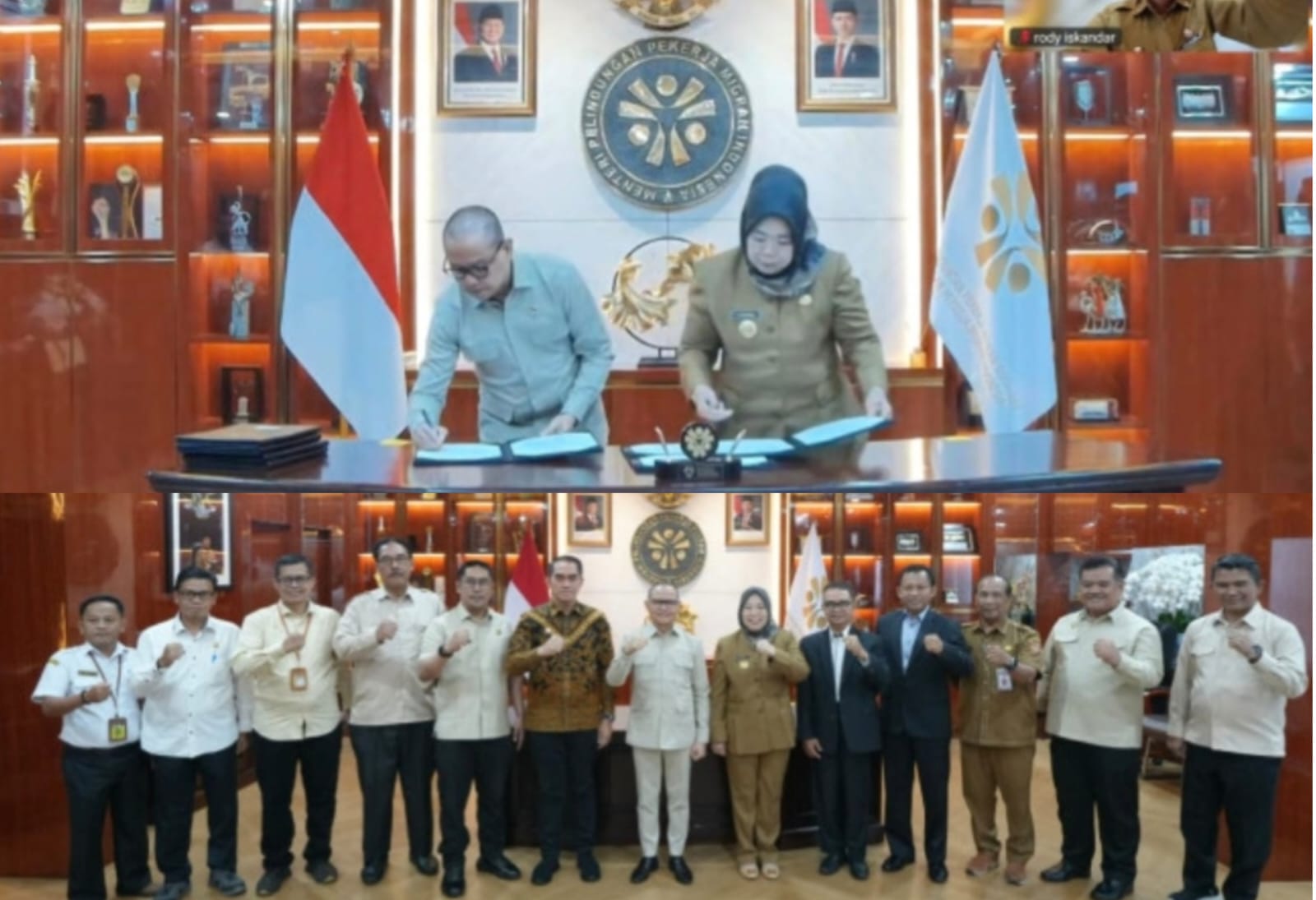 MoU Pelindungan PMI Diteken, Kobar Gandeng Menteri dan Kampus