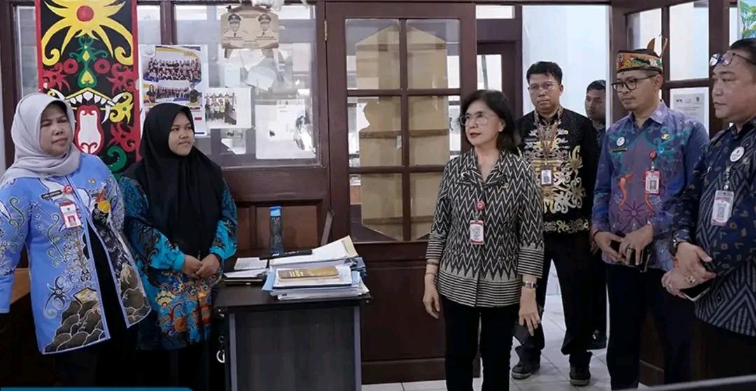 Sidak Disbudpar, Pj Sekda Kalteng Ingatkan Pentingnya Disiplin ASN