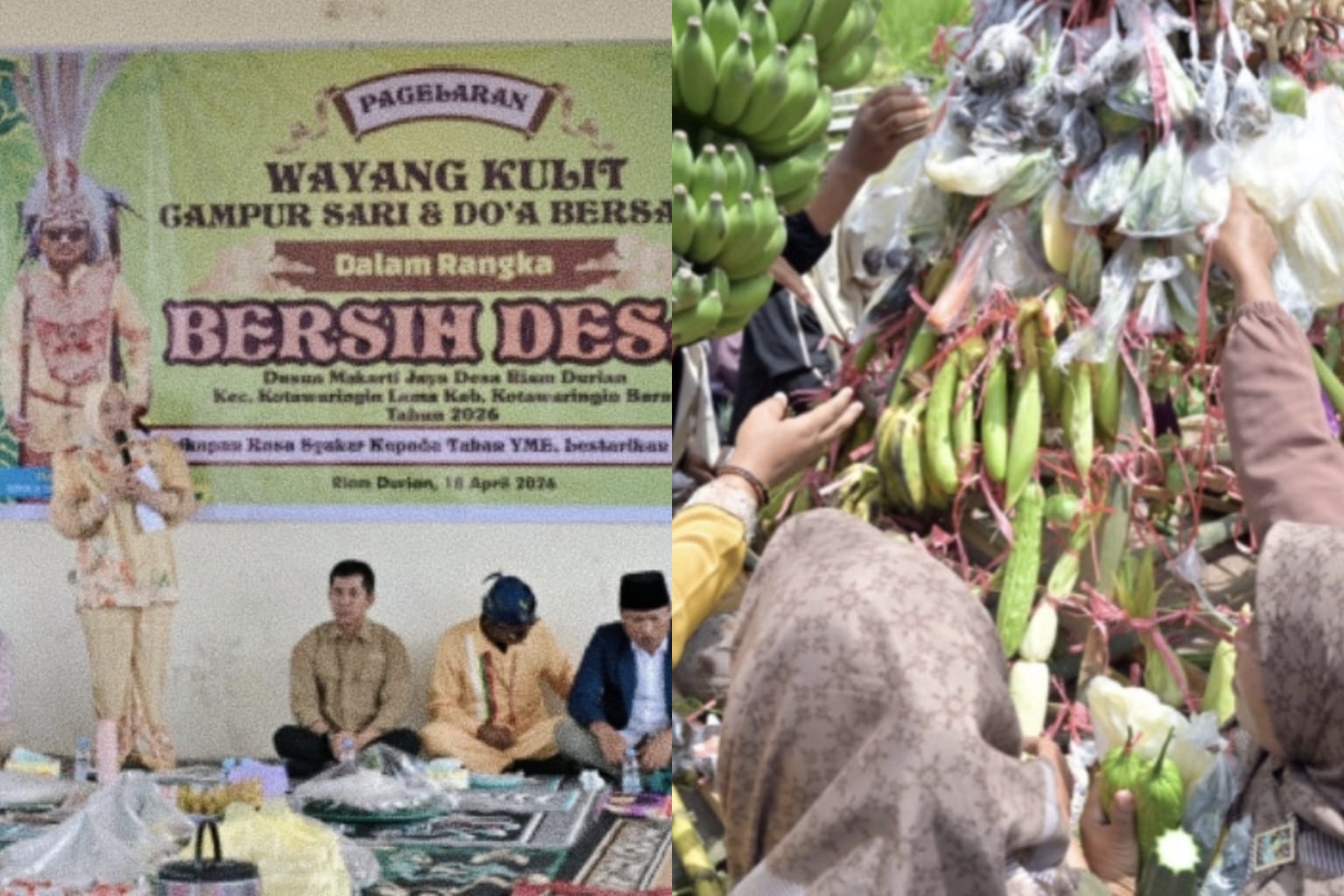Bersih Desa Riam Durian, Bupati Kobar Tekankan Pentingnya Menjaga Identitas Budaya