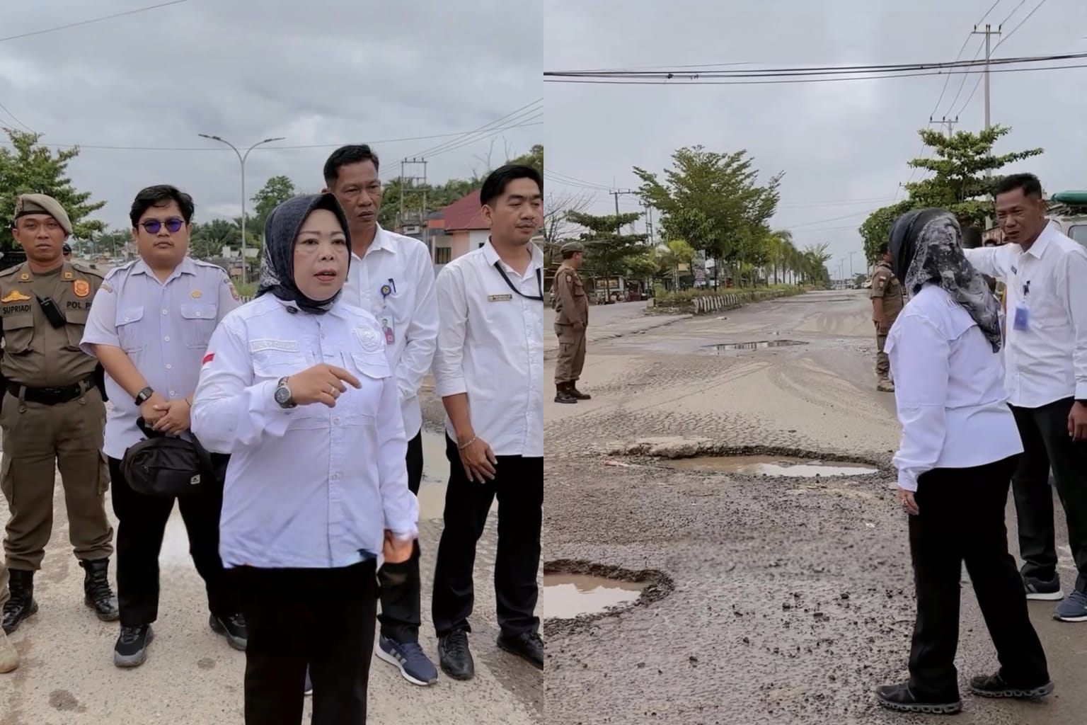 Meski Jalan Provinsi, Pemkab Kobar Siap Perbaiki Ruas Rusak di Karang Mulya