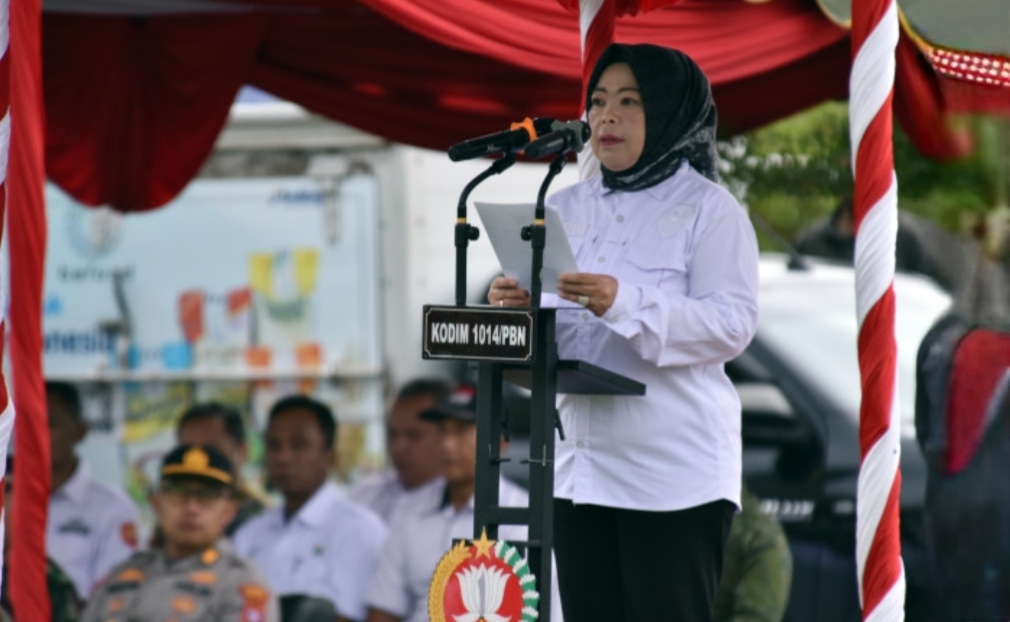 TMMD Resmi Dibuka, Bupati Dorong Percepatan Pembangunan Desa di Pangkalan Banteng