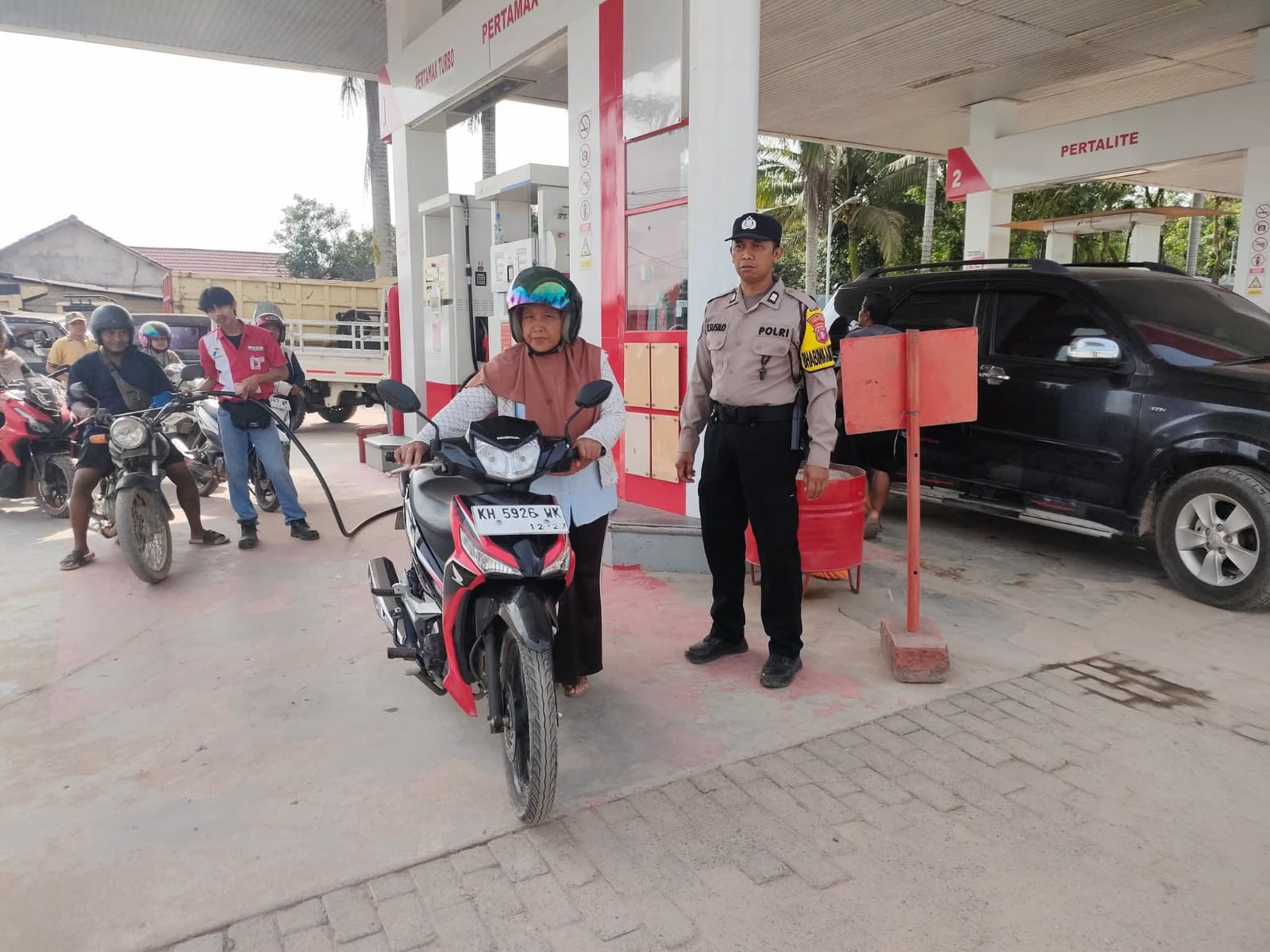 Antisipasi Antrean Panjang BBM, Polres Kobar Intensifkan Pengawasan di SPBU