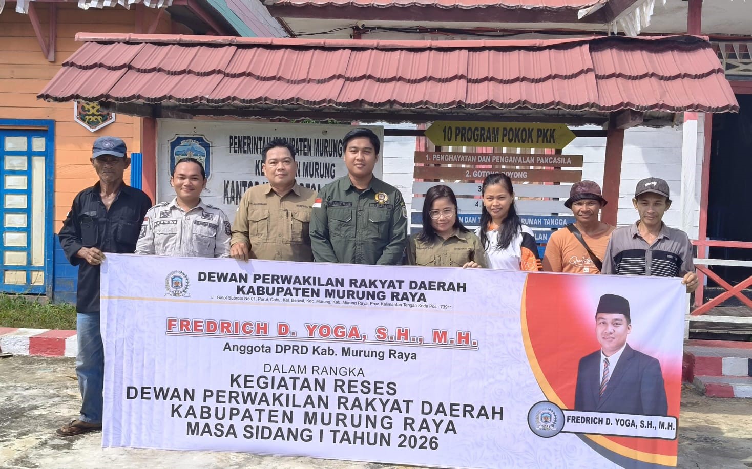 Fredrich Yoga Tampung Usulan Jalan dan Pelabuhan Desa