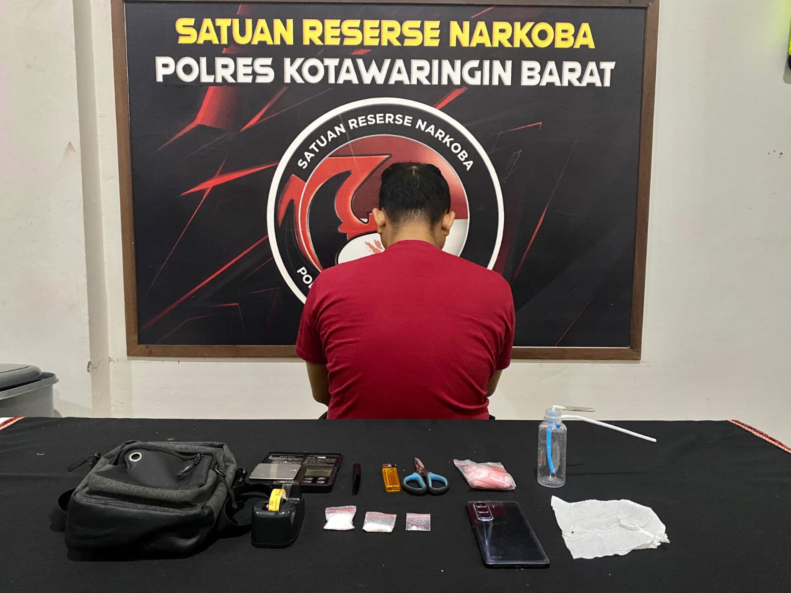 Digerebek di Kontrakan Kelurahan Sidorejo, Pria Ini Simpan 7,76 Gram Sabu