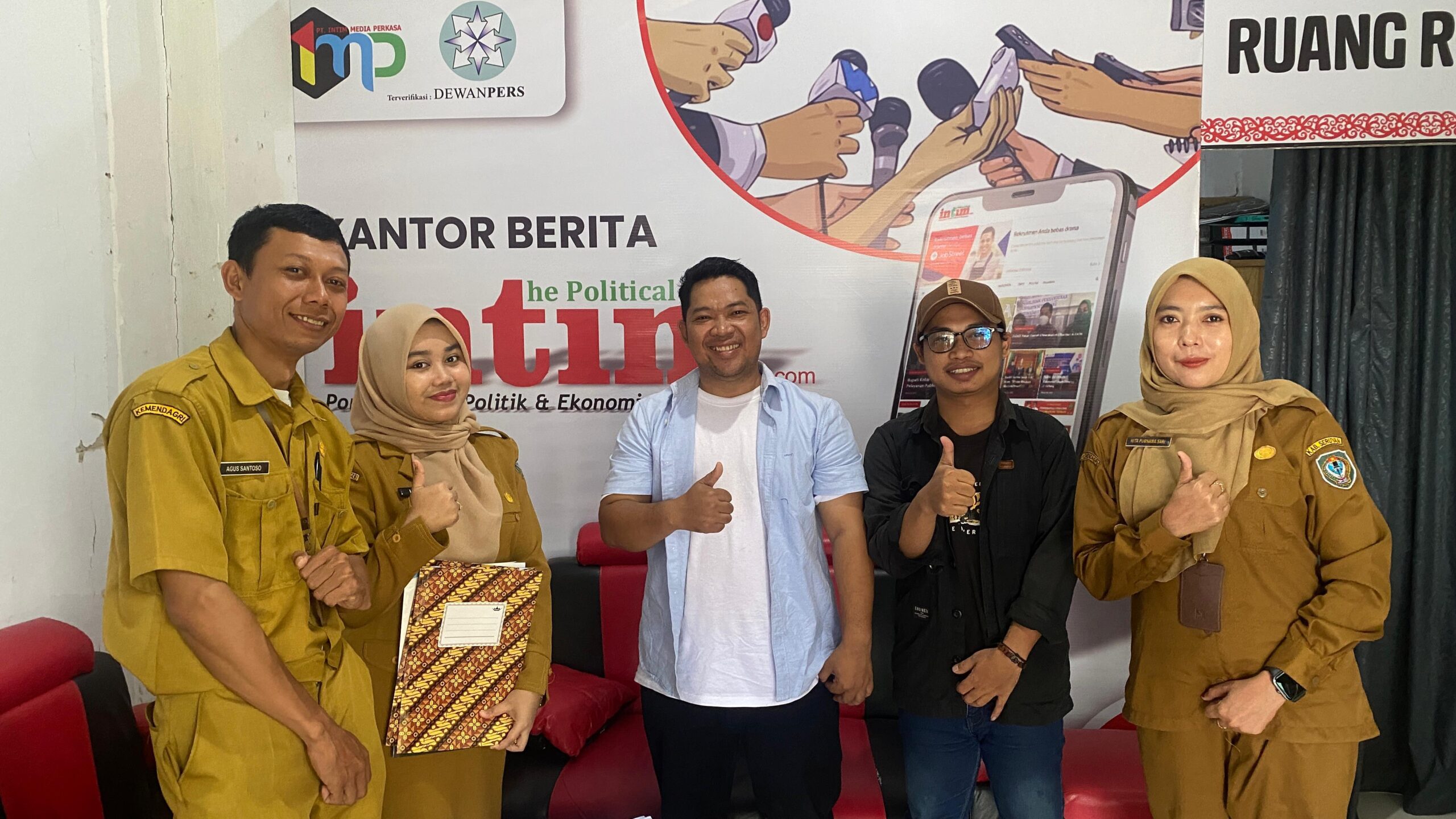 Media Mulai Diverifikasi, Intimnews Disambangi Diskominfosandi Seruyan
