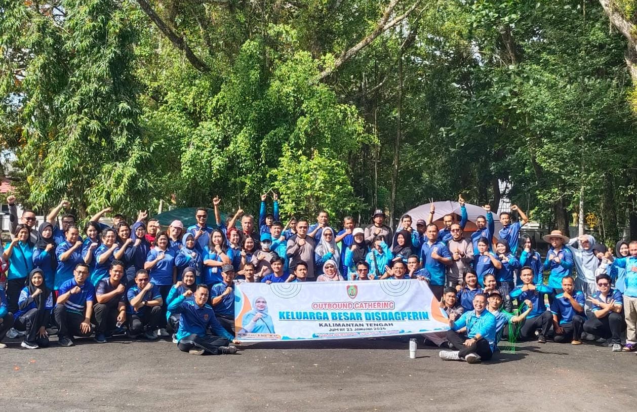 Outbound Disdagperin Kalteng, Upaya Perkuat Solidaritas dan Kerja Tim Pegawai
