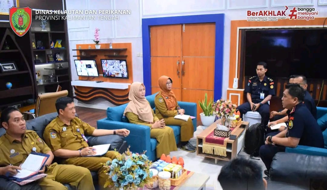 Dislutkan Kalteng dan PSDKP KKP Pontianak Perkuat Pengawasan Perairan