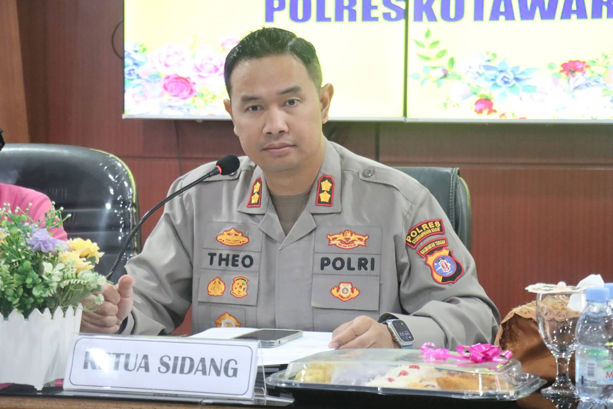 Kapolres Kobar Pimpin Langsung Sidang BP4R Personel Jelang Pernikahan