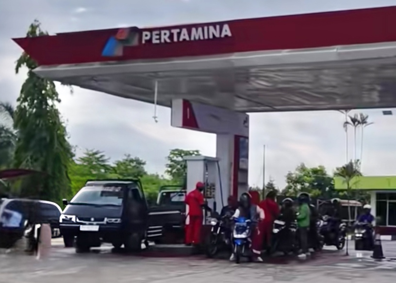 Kontras dengan Palangka Raya, SPBU di Pangkalan Bun Tenang Tanpa Antrean