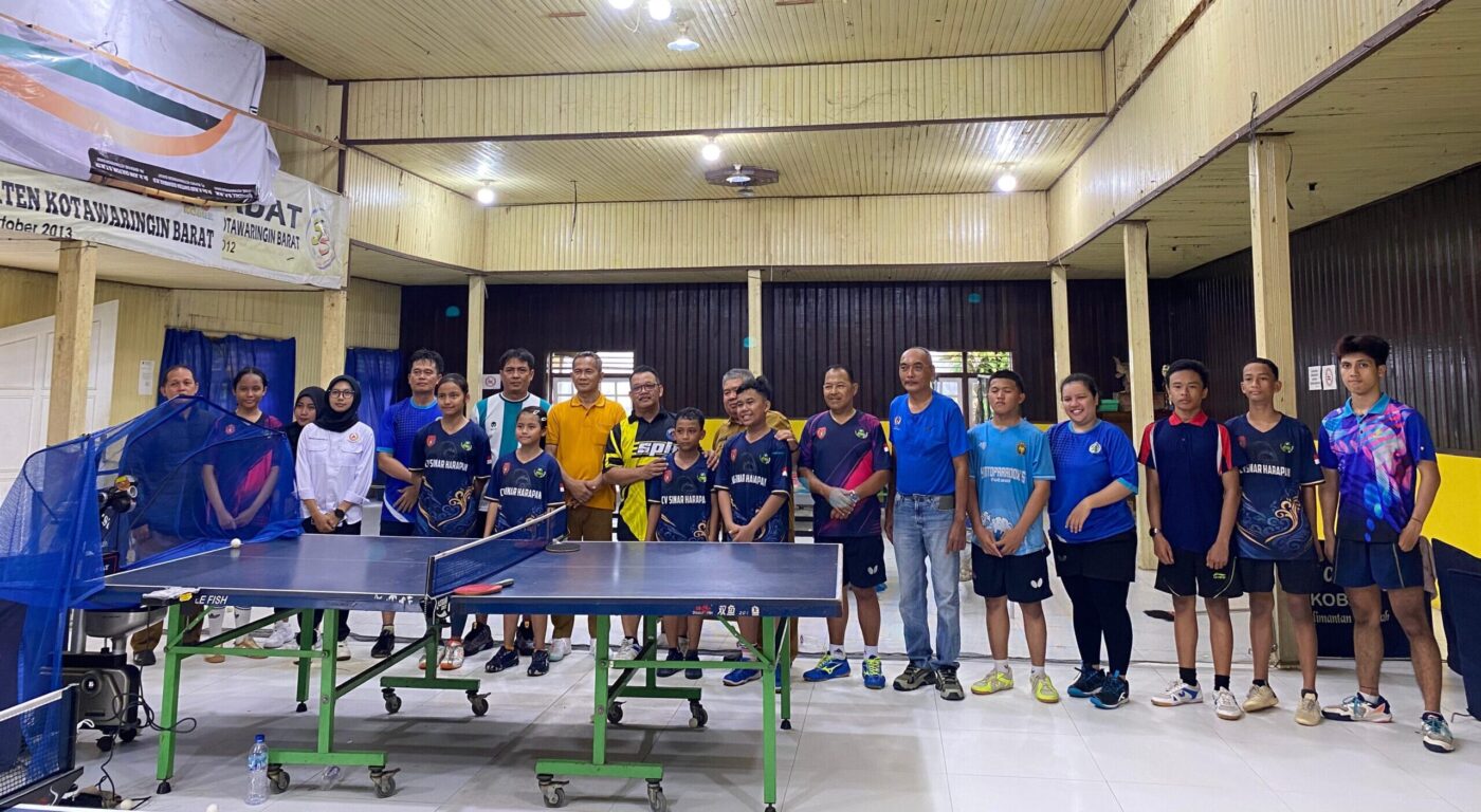KONI dan Dispora Kobar Kunjungi TC Tenis Meja, Genjot Persiapan Porprov 2026