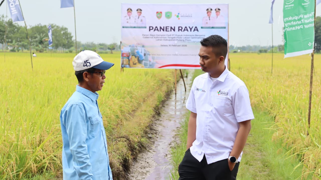 Distribusi Lancar, Pupuk Indonesia Pastikan Stok Pupuk Subsidi Aman untuk Petani Pulang Pisau
