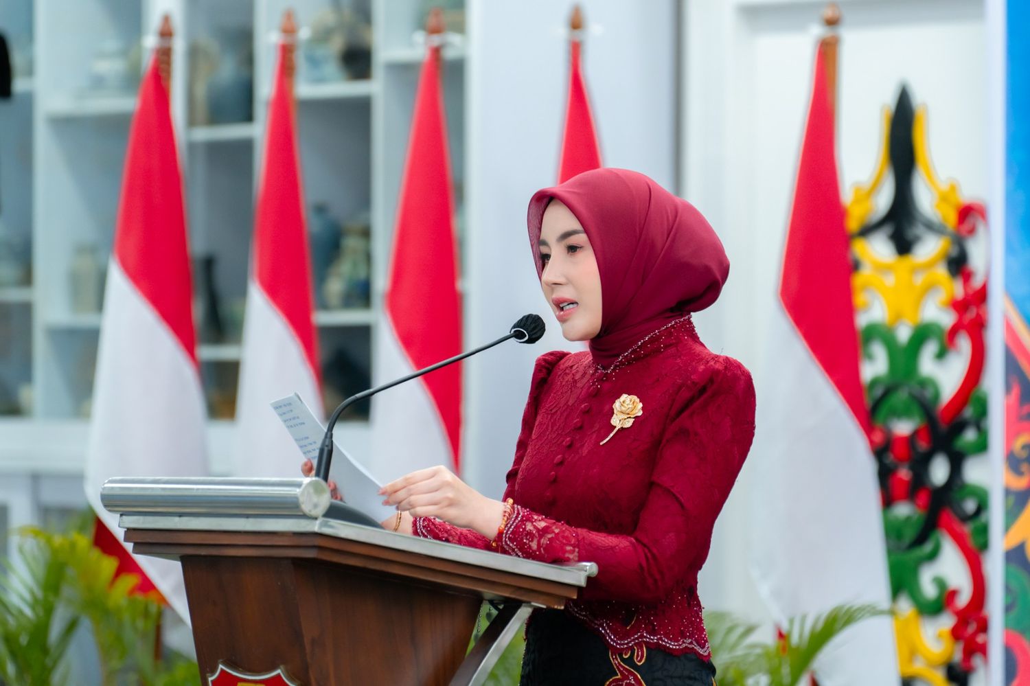 Aisyah Thisia Harap Jagau dan Nyai Mampu Kenalkan Budaya Kalteng ke Dunia