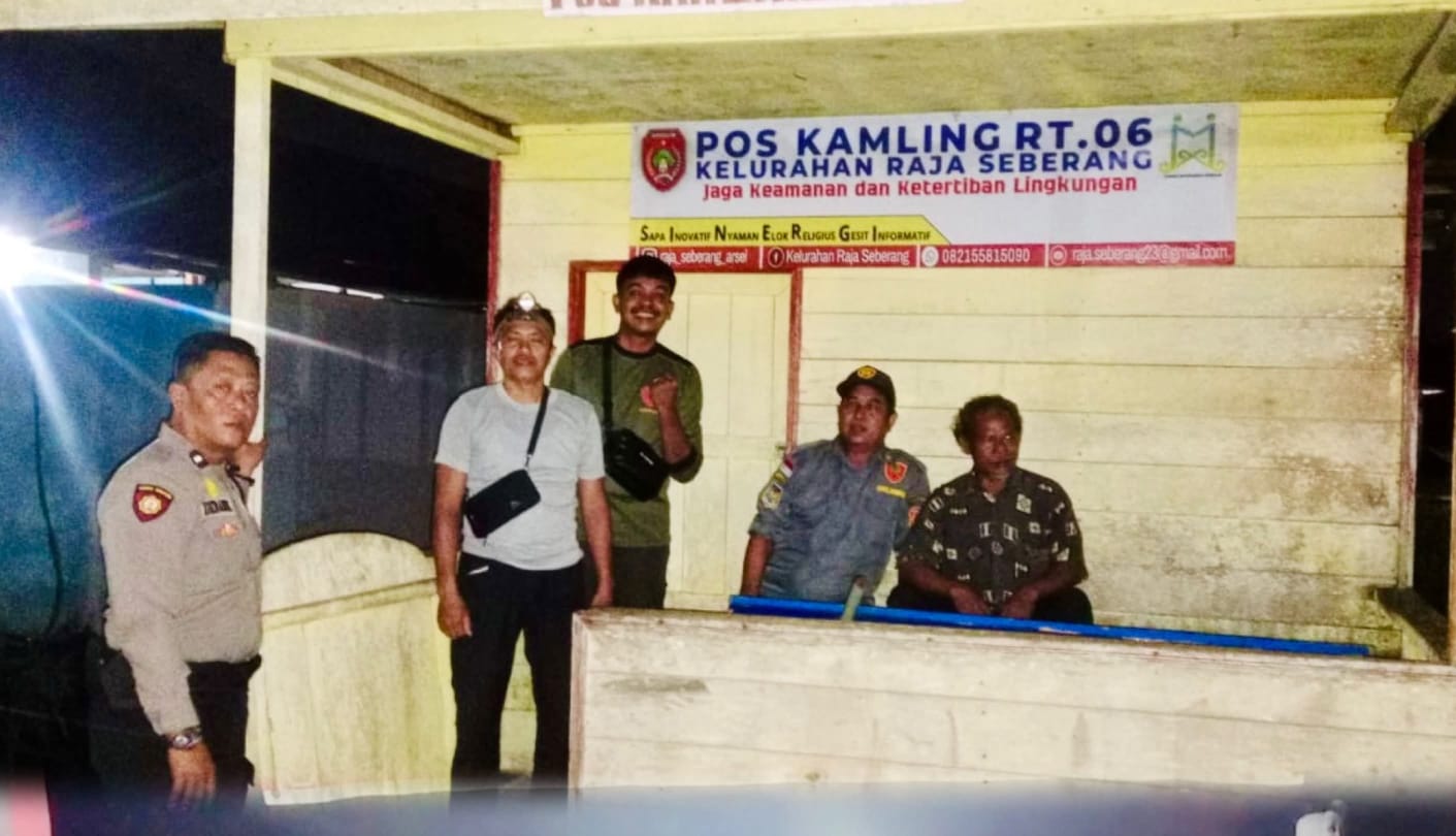 Siskamling Raja Seberang Hidup Kembali, Kebersamaan Warga jadi Kunci Jaga Keamanan