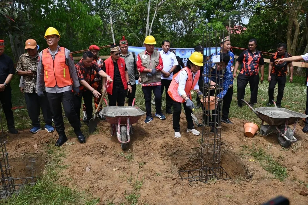 Posko GDAN Dibangun di Ponton, Warga Diajak Perangi Narkoba Bersama