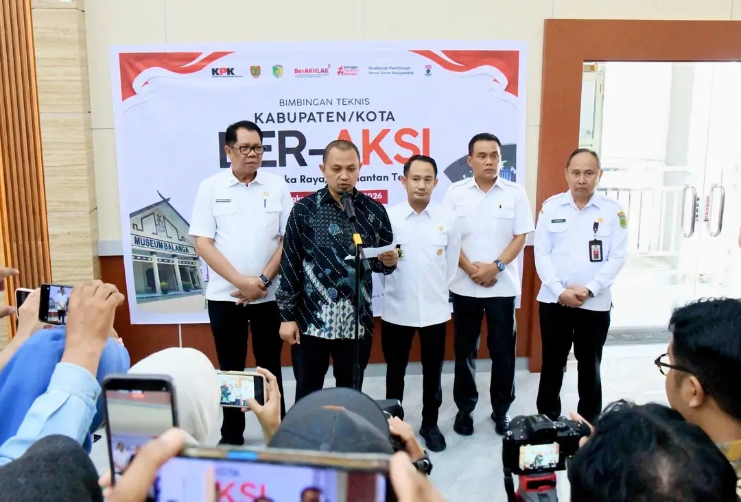 KPK Catat Tujuh Laporan Gratifikasi di Pemko Palangka Raya Selama 2025