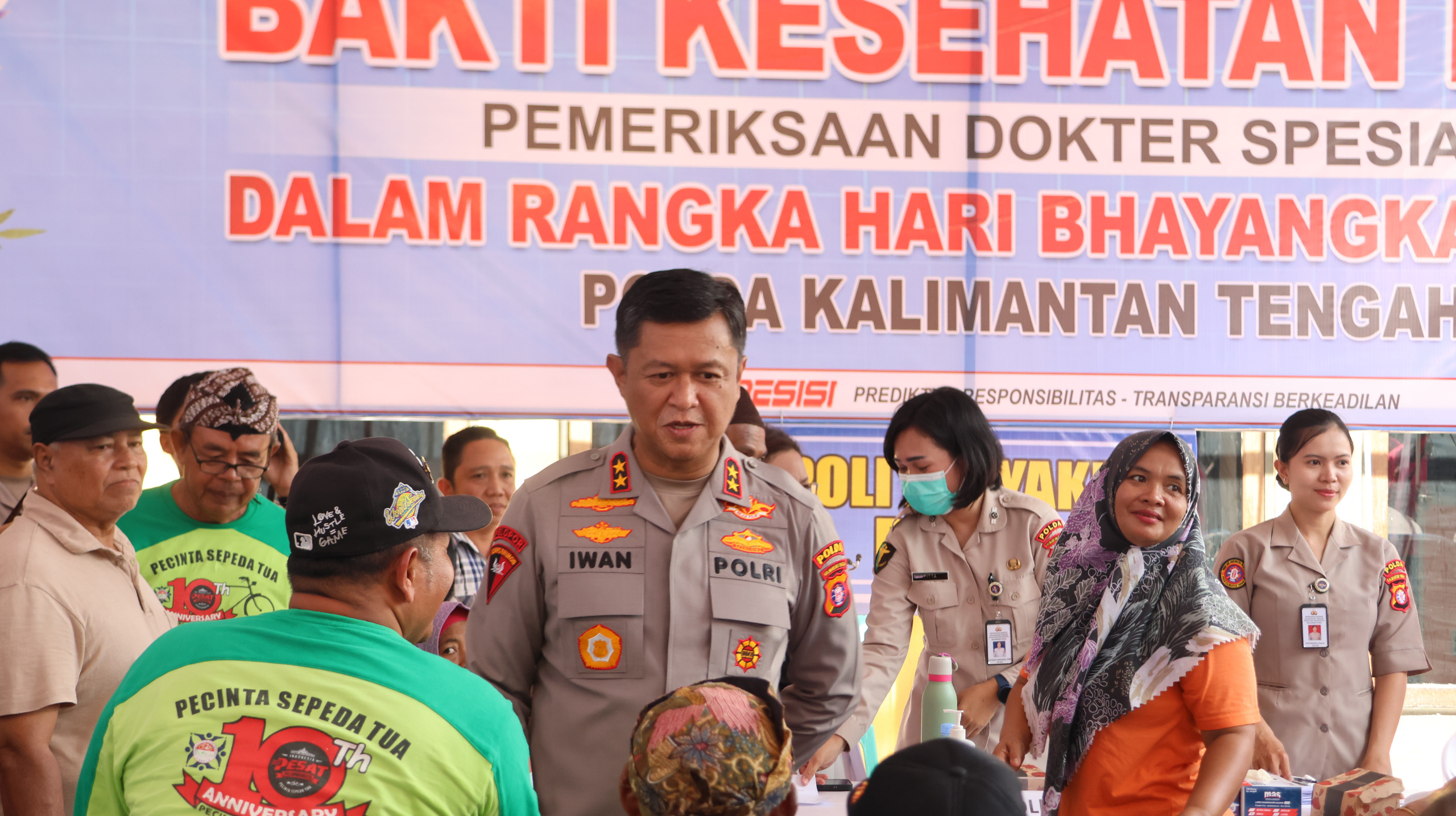 Polda Kalteng Layani 4.146 Warga Lewat Program Bakti Kesehatan