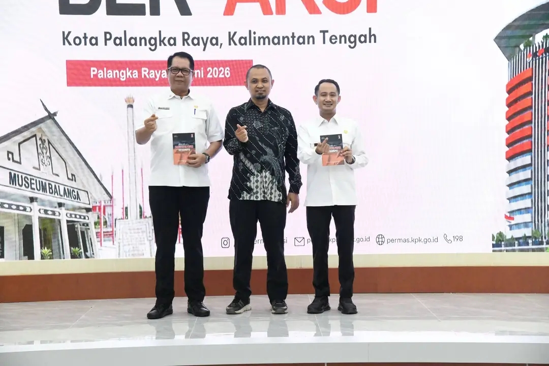 Palangka Raya Masuk Kandidat Kota Antikorupsi 2026, KPK Beri Sejumlah Catatan