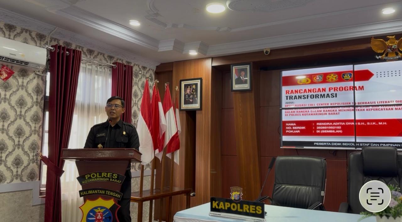 Lapor Polisi Kini Lebih Mudah, Polres Kobar Perkuat Layanan Darurat 110 untuk Warga