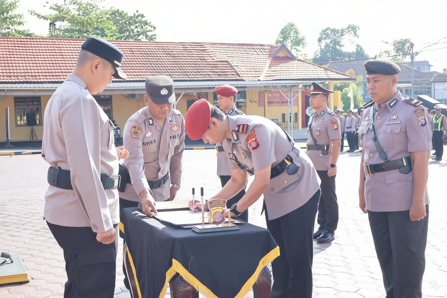 Mutasi Besar di Polres Kobar, Kasatreskrim hingga Kapolsek Kumai Berganti