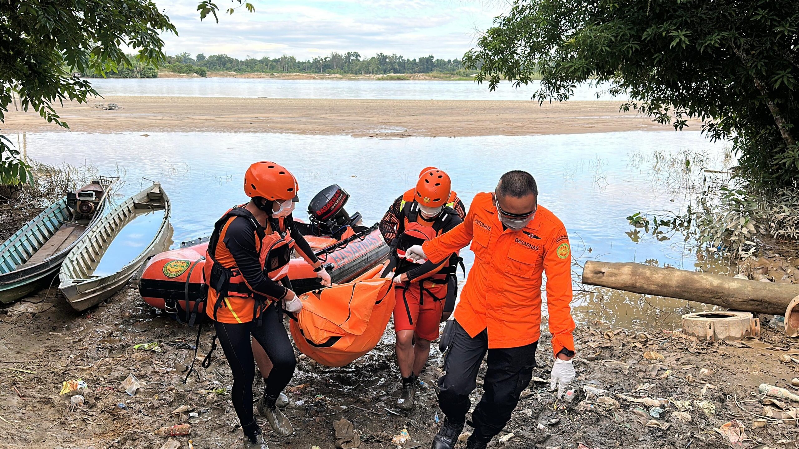 Tiga Hari Pencarian, Korban Kecelakaan Kelotok di DAS Kahayan Ditemukan Meninggal