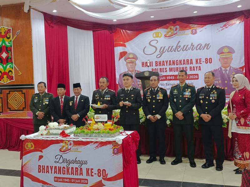 Hadiri Syukuran Hari Bhayangkara, Rumiadi Tegaskan Dukungan DPRD untuk Polri