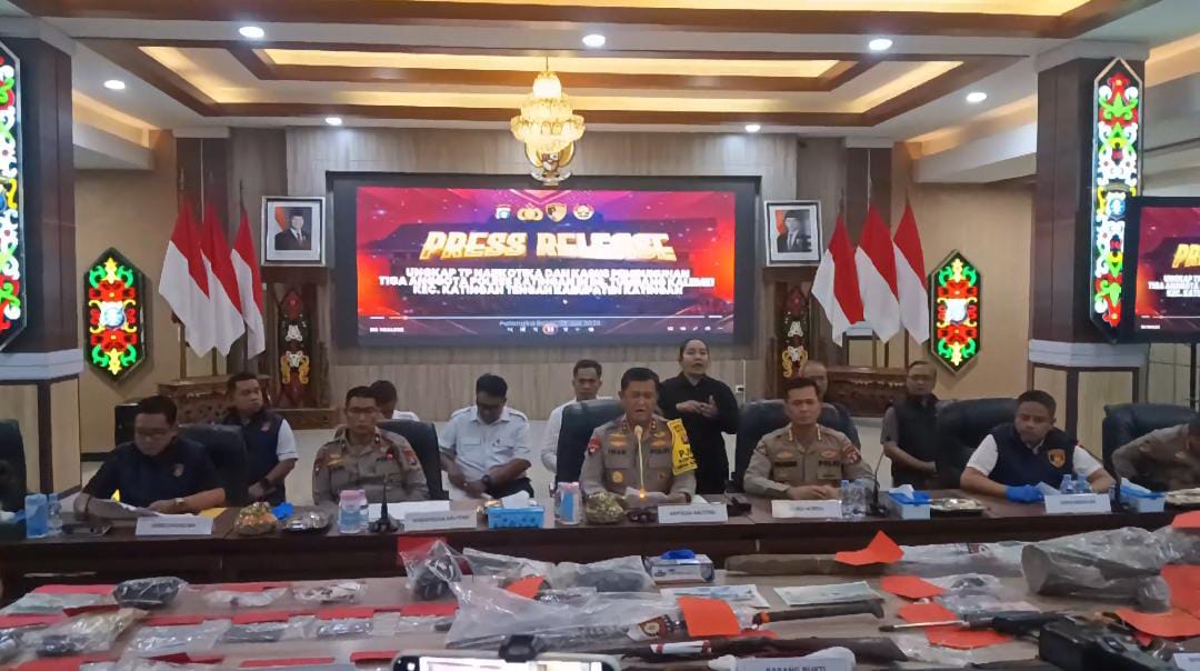 Kapolda Kalteng Ungkap Detik-detik Gugurnya Tiga Polisi saat Gerebek Bandar Sabu di Katingan