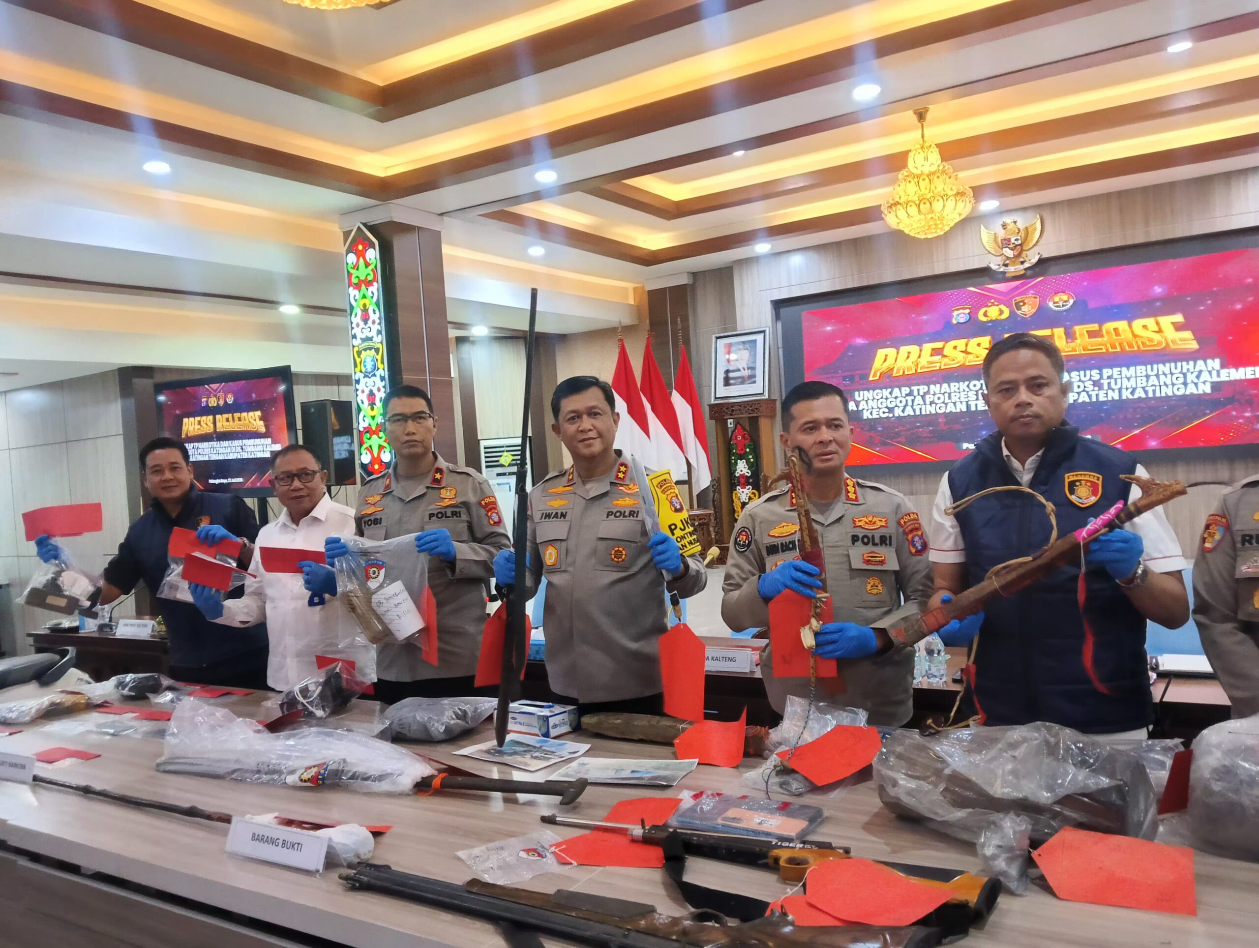 Tragedi Berdarah Tumbang Kalemei, Polisi Sita Senapan Dum-dum hingga Sabu