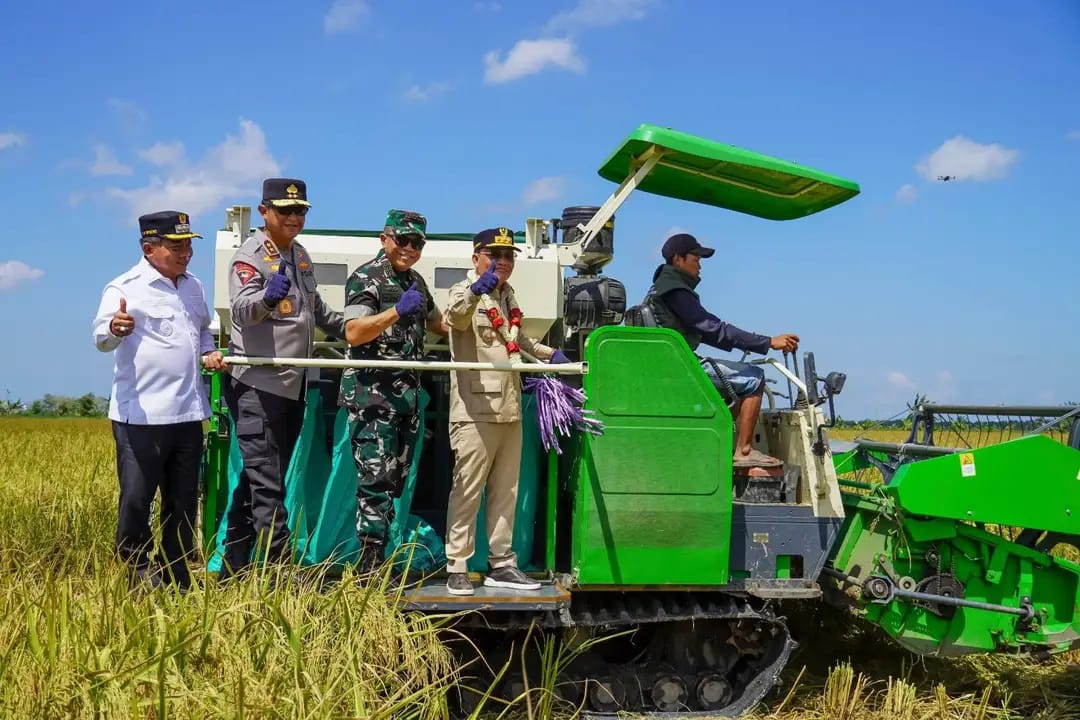 Kapuas Jadi Klaster Inti Pangan, Gubernur Kalteng Salurkan Puluhan Alsintan