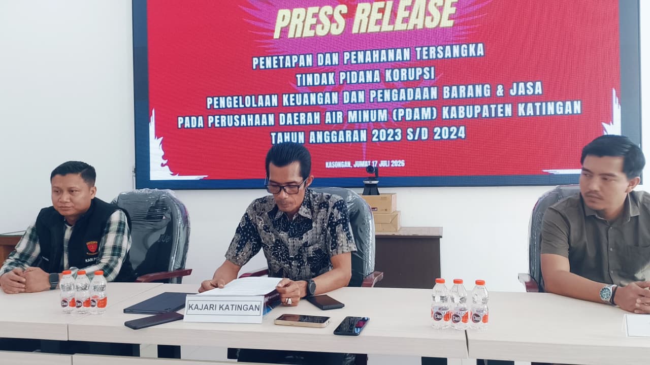 Korupsi PDAM Katingan Terbongkar, Mantan Direktur Jadi Tersangka
