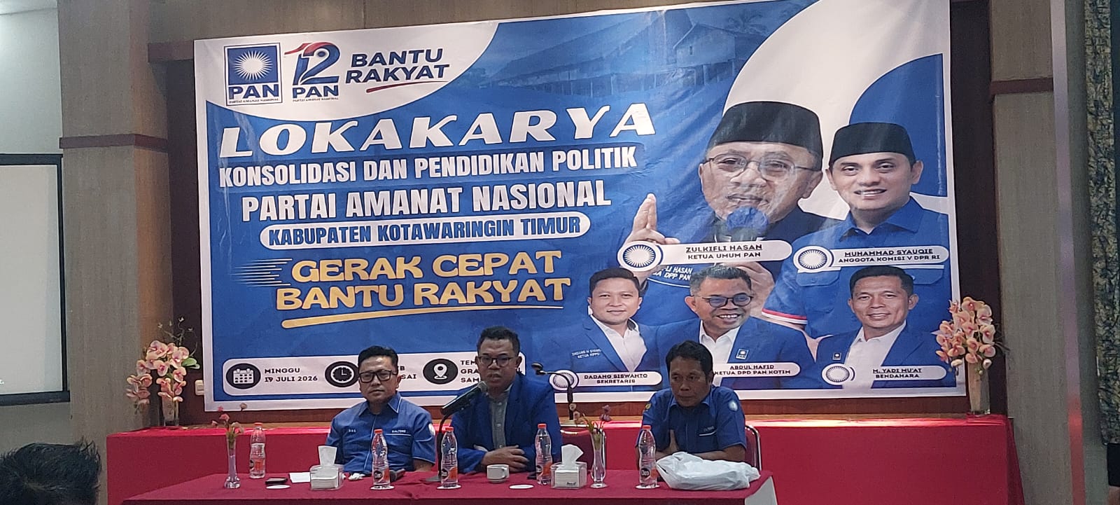 PAN Kotim Panaskan Mesin Partai, Bidik Kemenangan di Pemilu Mendatang