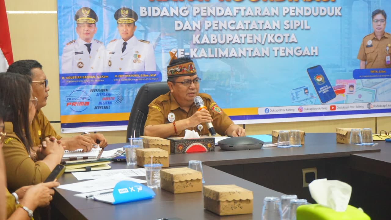 Disdukcapil Kalteng Percepat Transformasi Layanan Administrasi Kependudukan