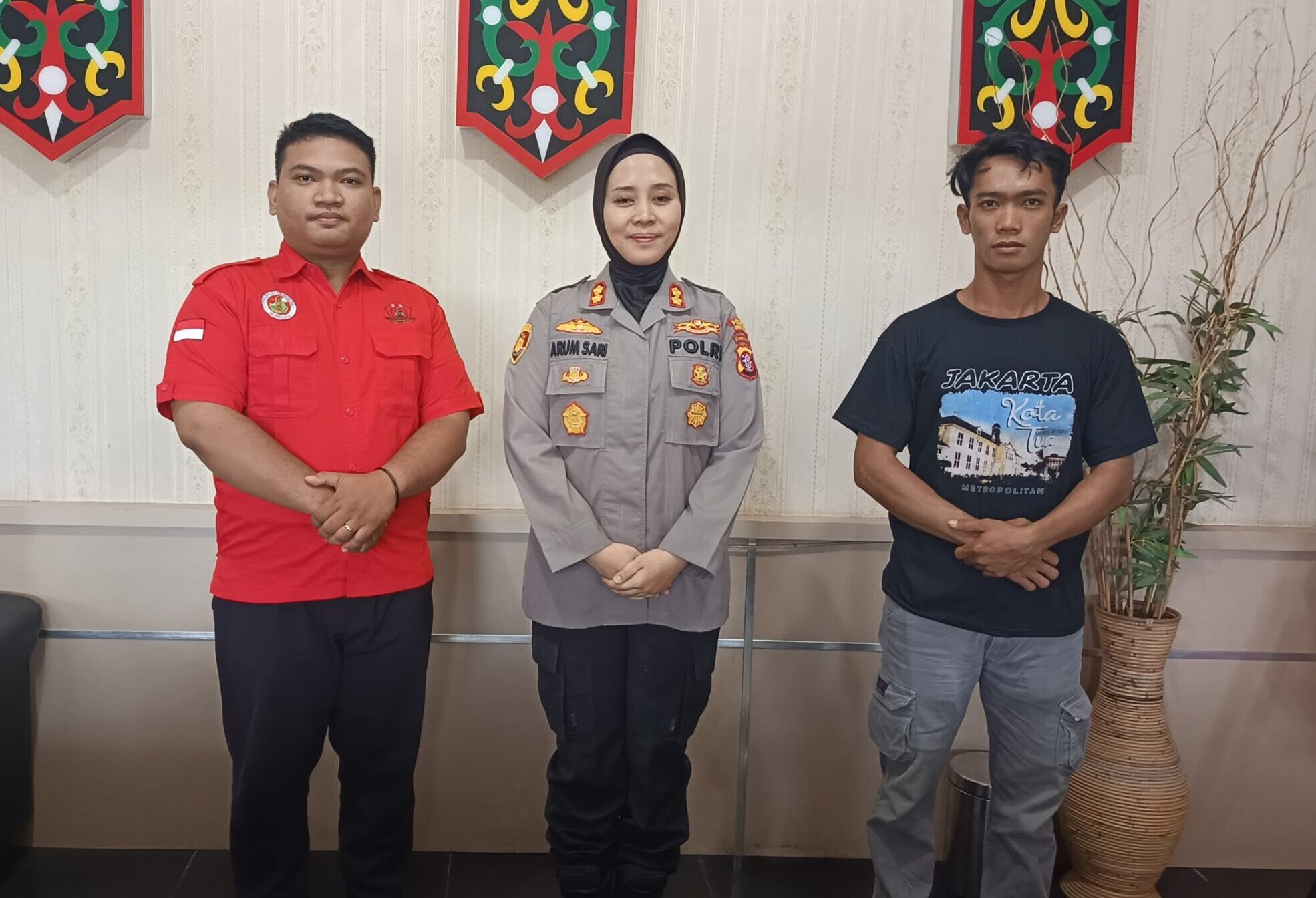 Temui Kapolres Baru, PERPEDAYAK Gunung Mas Perkuat Sinergi Jaga Kamtibmas